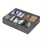 Under Bed Shoe Storage Organizer – Foldable Shoe Storage Container for Up to 24 Pairs