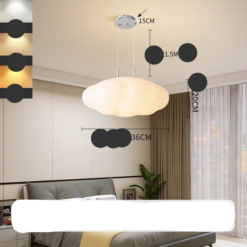 Modern LED Chandelier – Creative Ceiling Light with 3-Color Dimmable Lighting