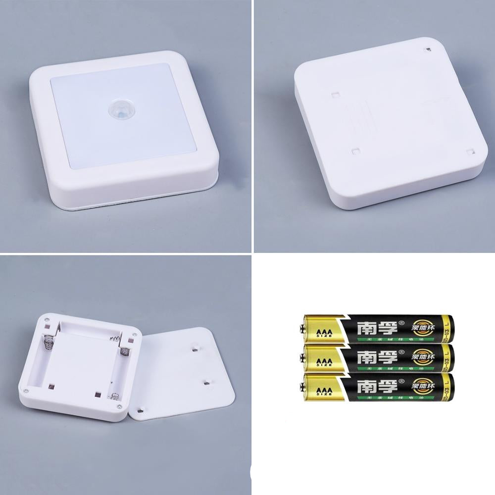 Smart Motion Sensor LED Night Light – Automatic Wireless Cabinet &amp; Bedside Light