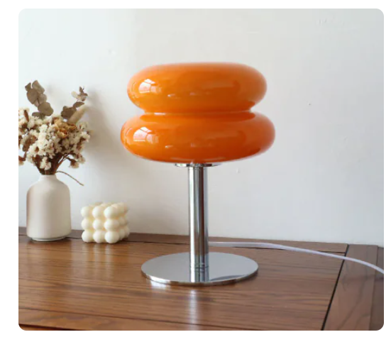 Modern Macaron Glass Table Lamp - Erna (One Set)