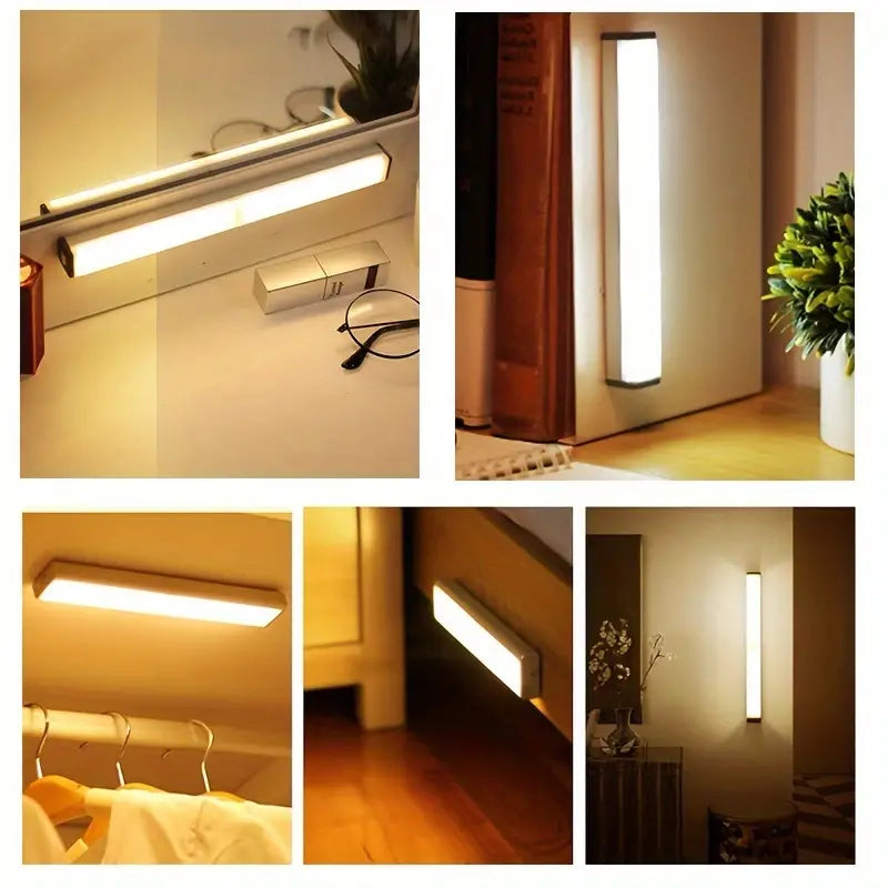 Infrared Motion Sensor Night Light – Magnetic LED Induction Lamp for Bedroom, Hallway &amp; Closet
