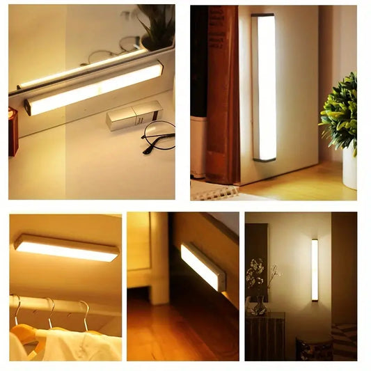 Infrared Motion Sensor Night Light – Magnetic LED Induction Lamp for Bedroom, Hallway &amp; Closet
