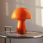 Mushroom Table Lamp – Nordic Bauhaus Glass Designer Lamp for Elegant Interiors