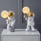 Creative Astronaut Table Lamp for Boys' Bedroom Decor