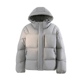 Dopamine Outdoor Three-proof Multi-pocket Hooded Couple Cotton Clothes Coat