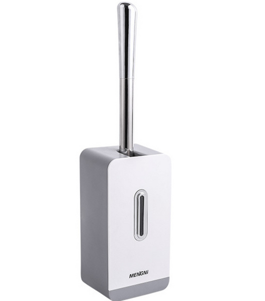 Wall Mounted Toilet Brush with Automatic Lid – Modern Bathroom Cleaning Solution