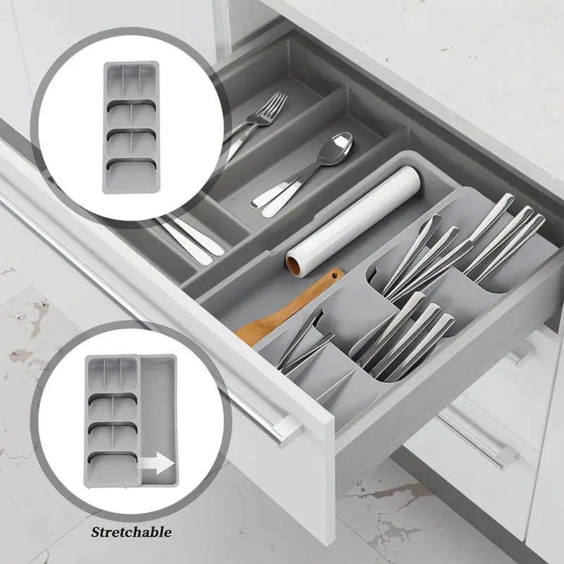Expandable Silverware Organizer for Kitchen Drawer