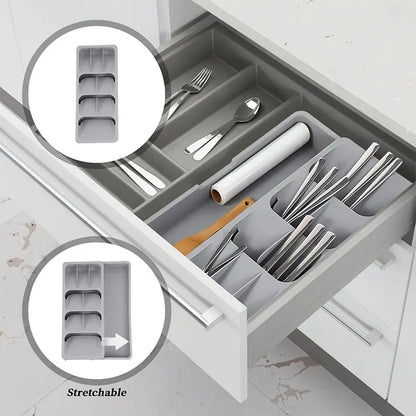 Expandable Silverware Organizer for Kitchen Drawer
