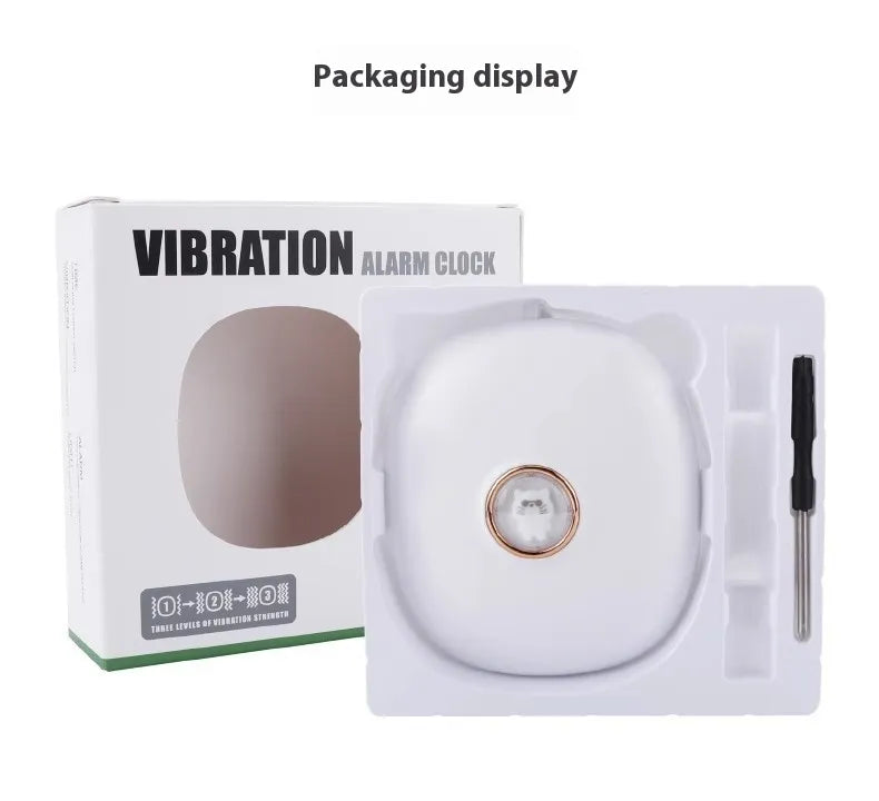Rechargeable Vibrating Alarm Clock with Silent Wake-Up Mode