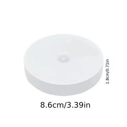 Round Motion Sensor Night Light – Rechargeable Wireless LED Light(1pc)