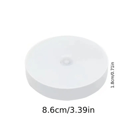 Round Motion Sensor Night Light – Rechargeable Wireless LED Light(1pc)