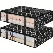 Under Bed Storage Bag with Transparent Window – Space-Saving Home Organizer (1pc)