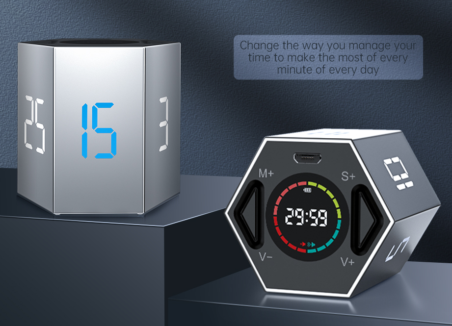 Multifunction Cooking Timer Alarm Clock for Home Kitchens