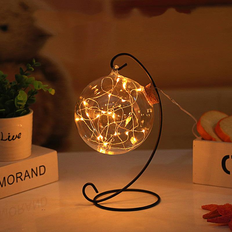 Gypsophila Wishing Bottle LED Light – Decorative Star Jar with Warm White Glow