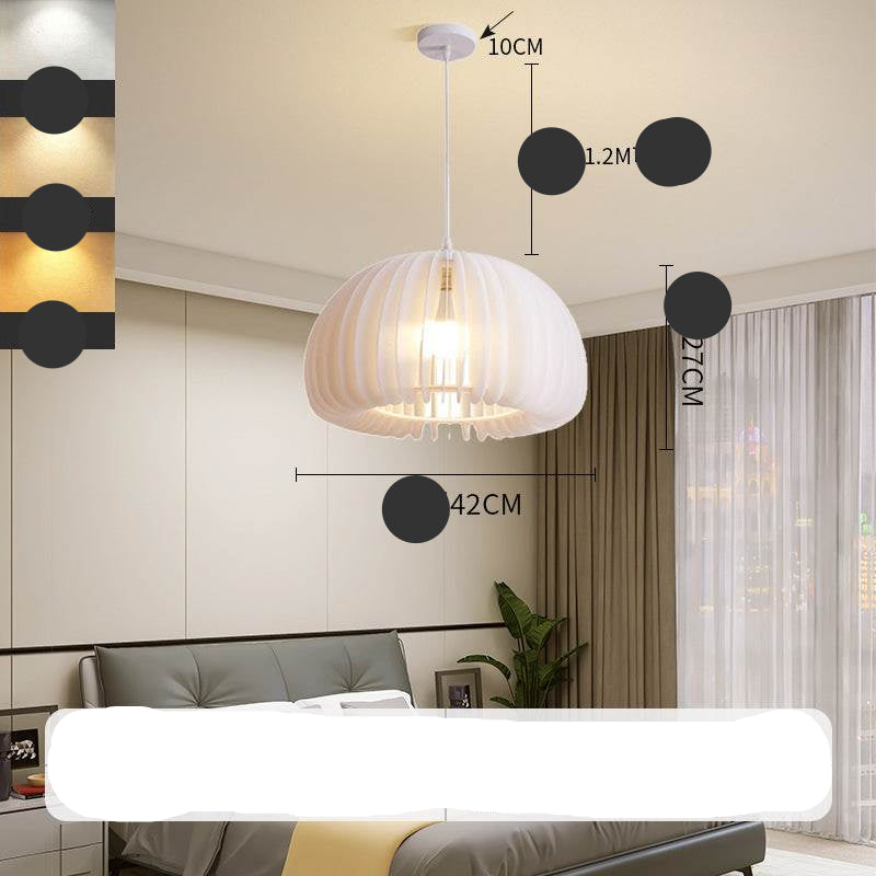 Modern LED Chandelier – Creative Ceiling Light with 3-Color Dimmable Lighting