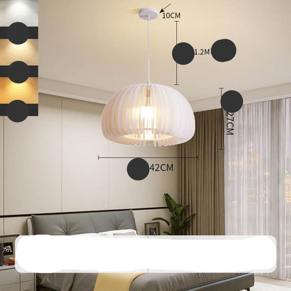 Modern LED Chandelier – Creative Ceiling Light with 3-Color Dimmable Lighting