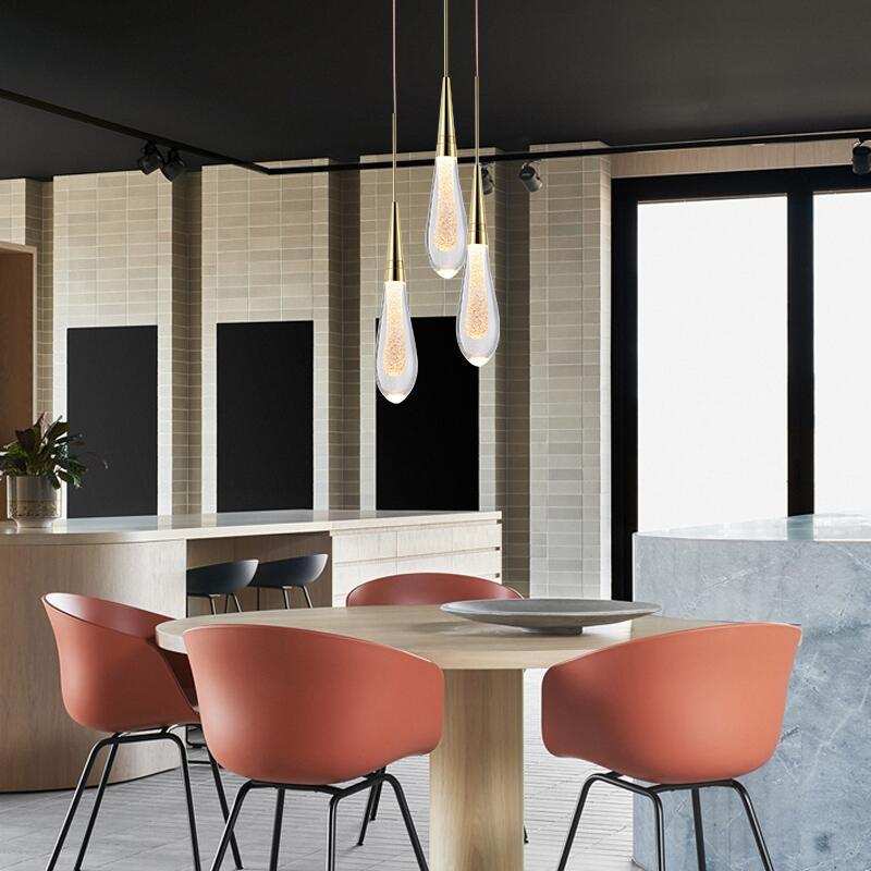 Crystal Pendant Light – Luxury LED Hanging Lamp for Bedroom, Dining Room And Modern Interiors