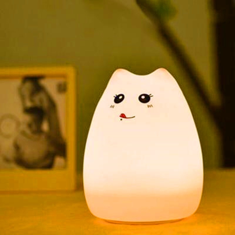 Silicone Animal Light - Cat Atmosphere Night Lamp