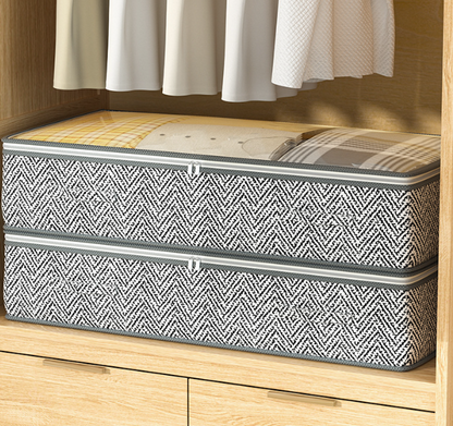 Under Bed Quilt Storage Bags – Large Capacity Bedding Organizer