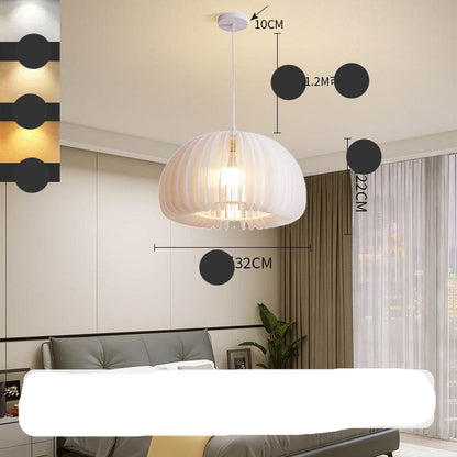 Modern LED Chandelier – Creative Ceiling Light with 3-Color Dimmable Lighting