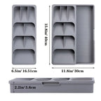 Expandable Silverware Organizer Tray – Neat, Organized Kitchen Drawers