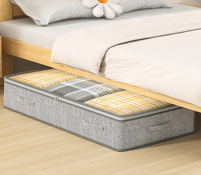 Under Bed Quilt Storage Bags – Large Capacity Bedding Organizer