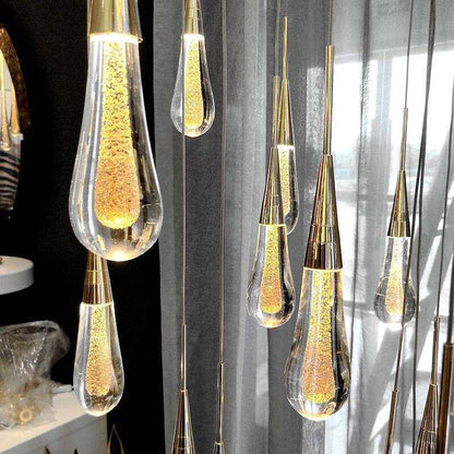 Crystal Pendant Light – Luxury LED Hanging Lamp for Bedroom, Dining Room And Modern Interiors