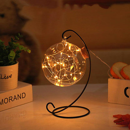 Gypsophila Wishing Bottle LED Light – Decorative Star Jar with Warm White Glow