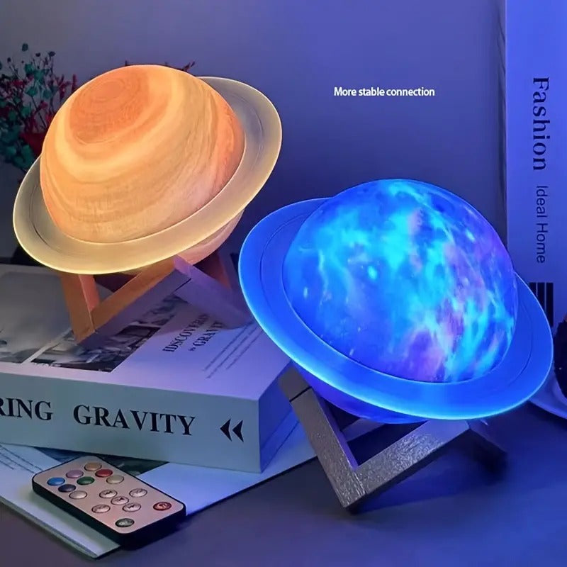 Modern HiFi Saturn Ring Speaker for Bedroom & Gaming Setup
