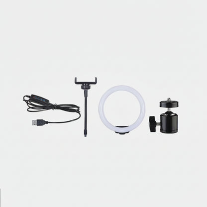 (Live Streaming Ring Light Kit – Professional LED Fill Light for Photography &amp; Content Creation26cm)
