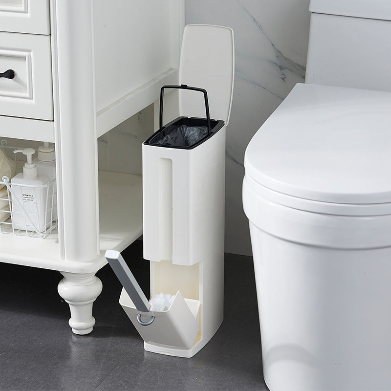 Creative Gap Toilet Brush Set – Multi-Functional Bathroom Cleaning Organizer