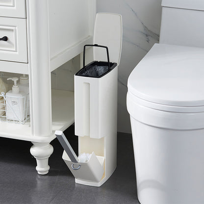 Creative Gap Toilet Brush Set – Multi-Functional Bathroom Cleaning Organizer