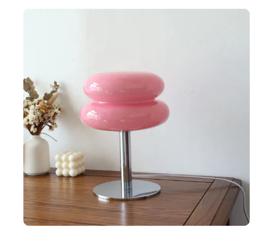 Modern Macaron Glass Table Lamp - Erna (One Set)