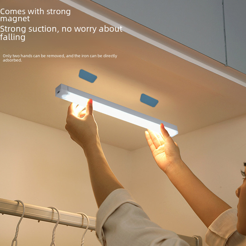 LED Sensor Light Strip – USB Rechargeable Motion Sensor Cabinet Light