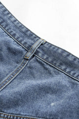 Denim Asymmetrical High Waist Jeans