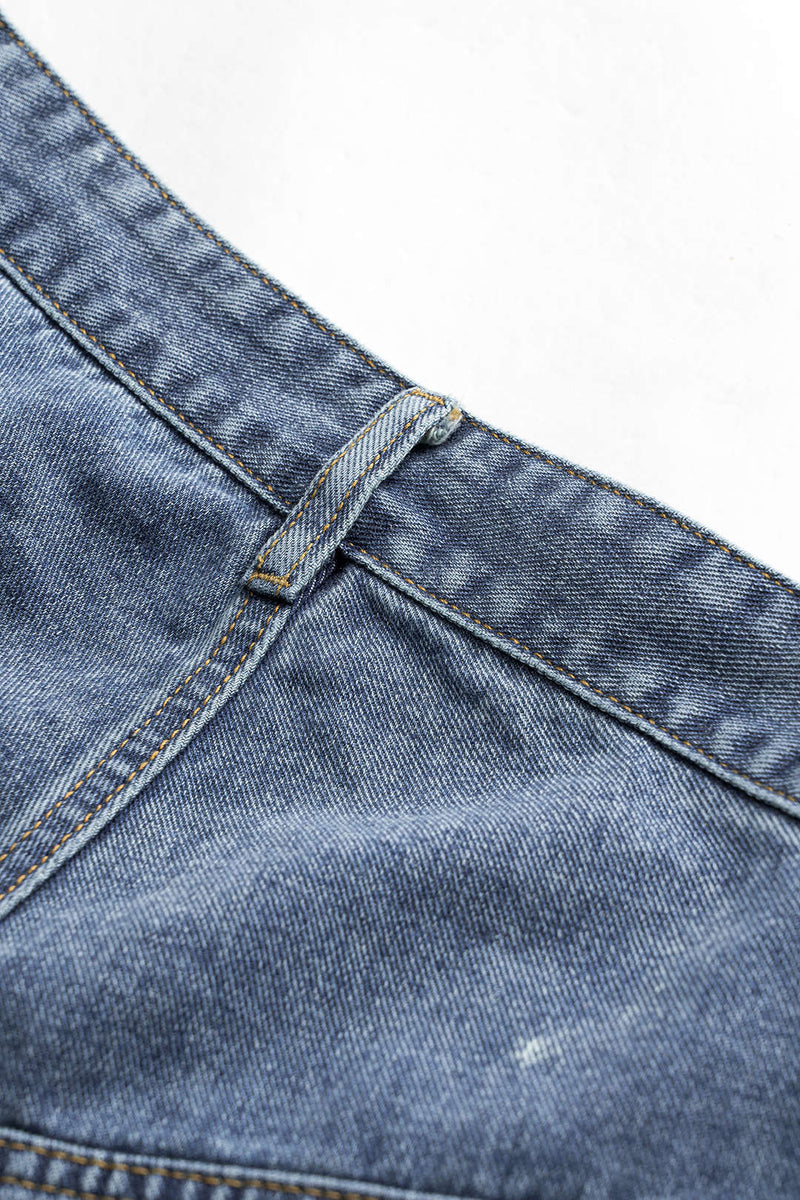 Denim Asymmetrical High Waist Jeans