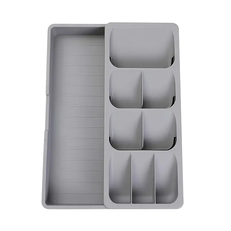 Expandable Silverware Organizer Tray – Neat, Organized Kitchen Drawers