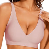 Comfortable Wireless Women's  Seamless  Thin 3/4 Cup Bra