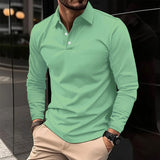 Ethan™ | Casual Long-Sleeved Polo
