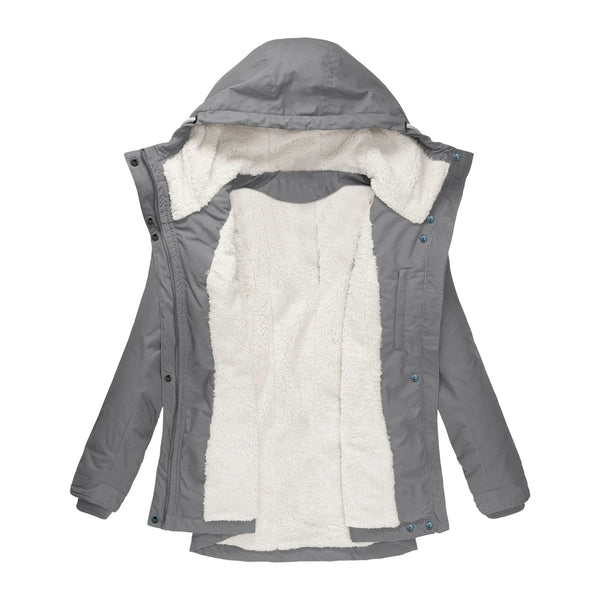 Claudine – Women’s Winter Hooded Fleece Coat