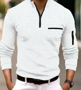 Shawn | Textured Zip Pullover