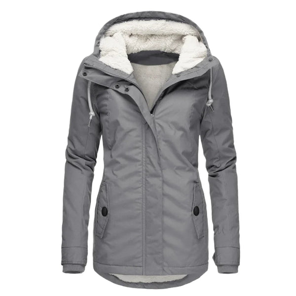 Claudine – Women’s Winter Hooded Fleece Coat