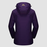 3-in-1 Waterproof Winter Coat, Fleece Lined,Two-Piece Suit, Hooded Ski & Hiking Jacket