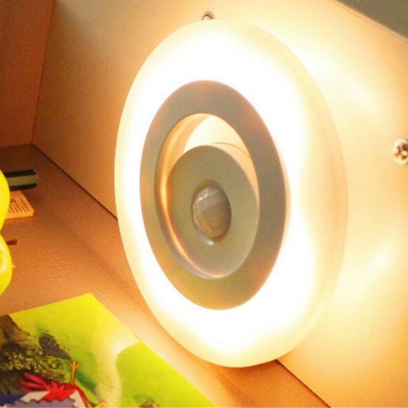 LED Motion Sensor Night Light – Automatic 360° Illumination