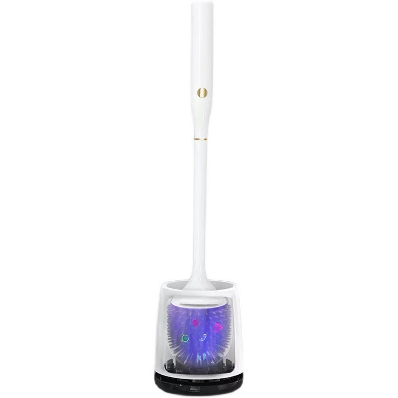 Electric Toilet Brush with UV Sterilization – Portable Bathroom Cleaning Tool