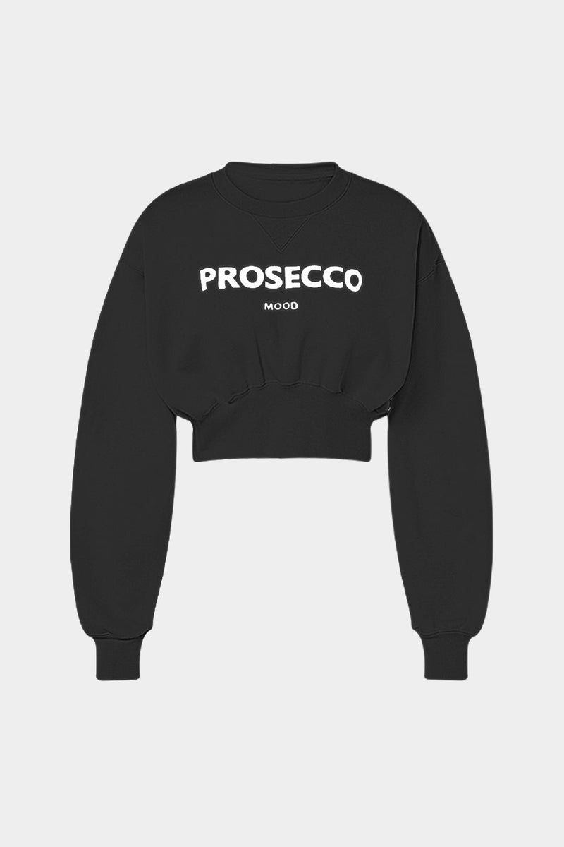 Letter Print Round Neck Long Sleeve Sweatshirt