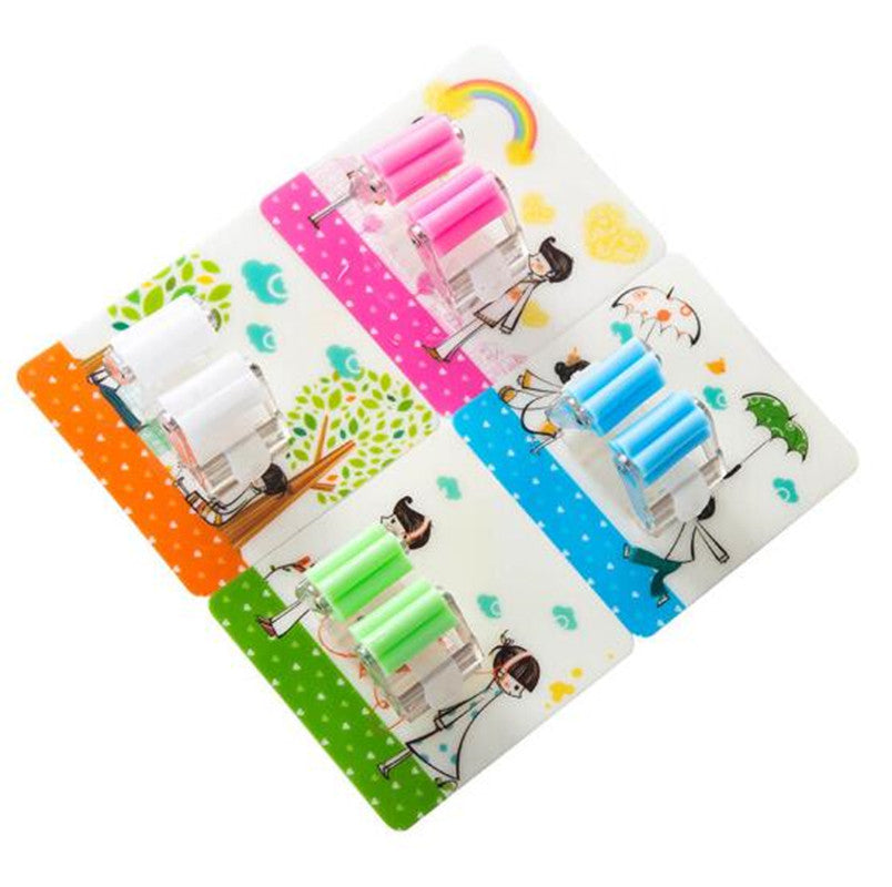 Wall Mounted Mop Holder – No-Drill Multi-Purpose Storage Rack