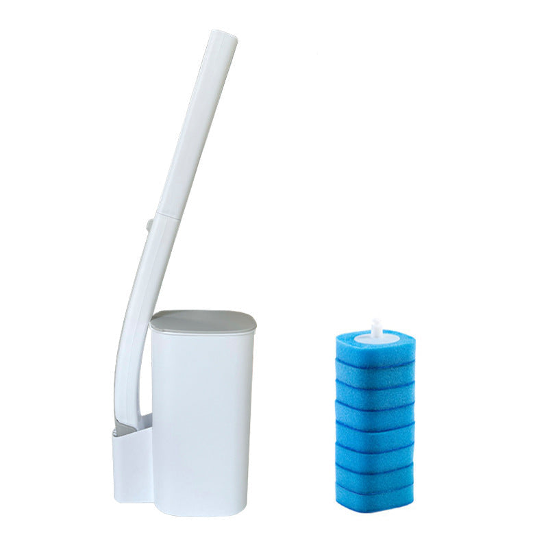 Disposable Toilet Brush Set with Replacement Heads – Hygienic Bathroom Cleaning System