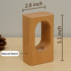 Modern Wooden LED Table Lamp for Bedroom & Office Décor