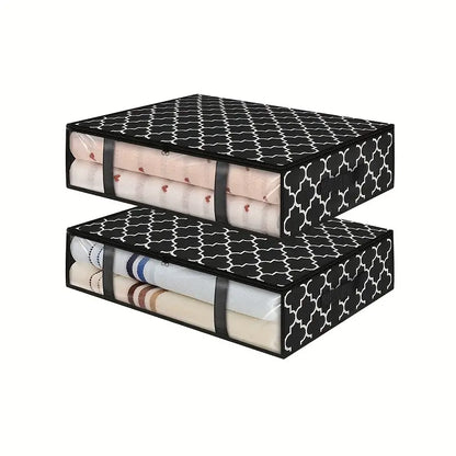 Under Bed Storage Bag with Transparent Window – Space-Saving Home Organizer (1pc)